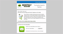 Desktop Screenshot of monthlyteacher.com